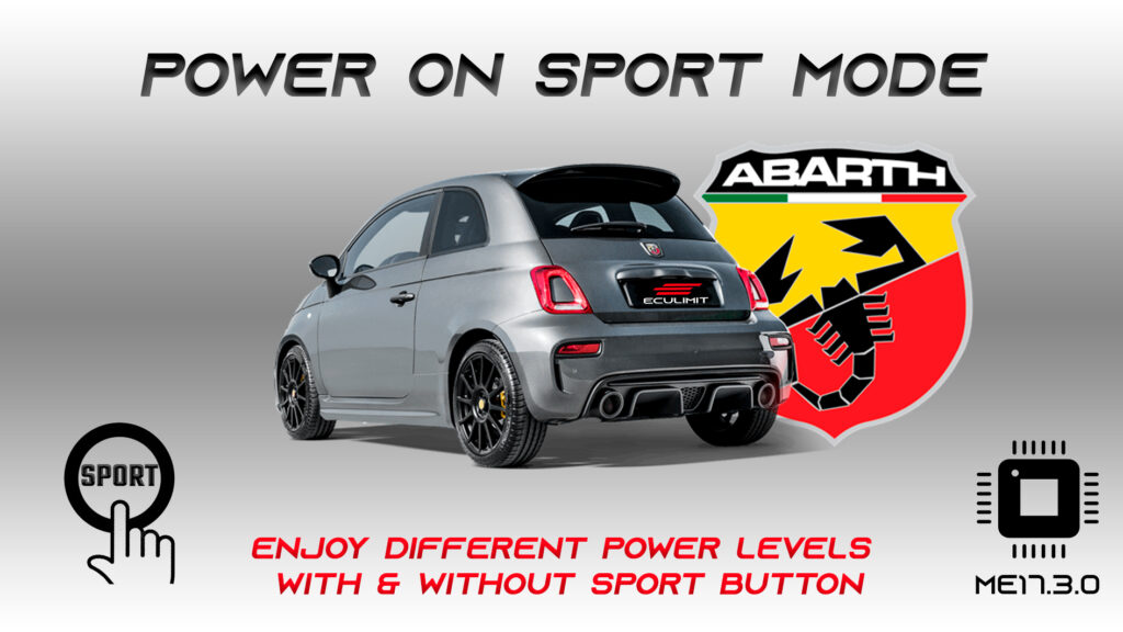 FIAT / Abarth – Power on Sport mode available